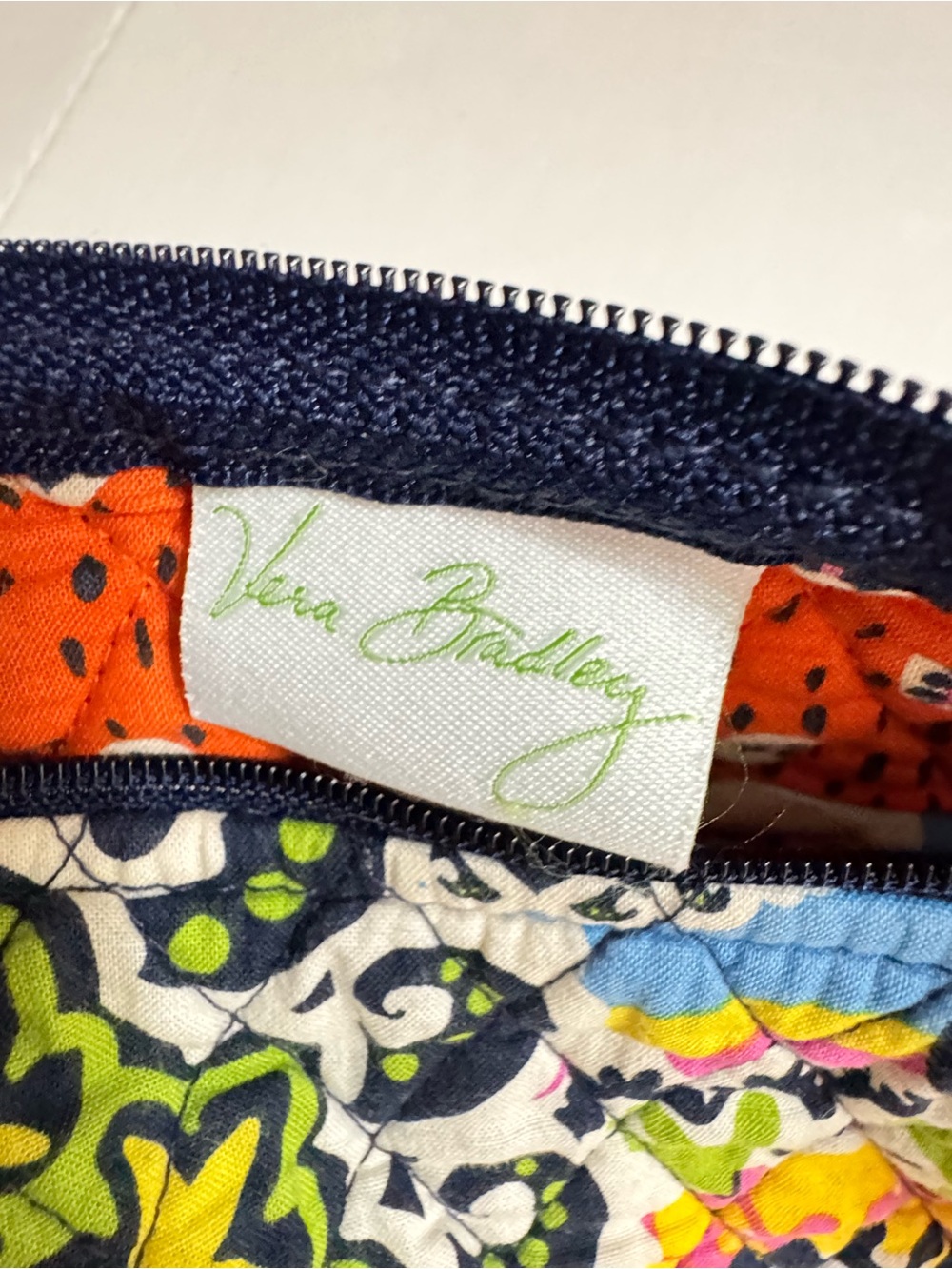 Vera Bradley Rio Crossbody Bag Large Bohemian Floral Quilted Cotton Colorful - Picture 6 of 6